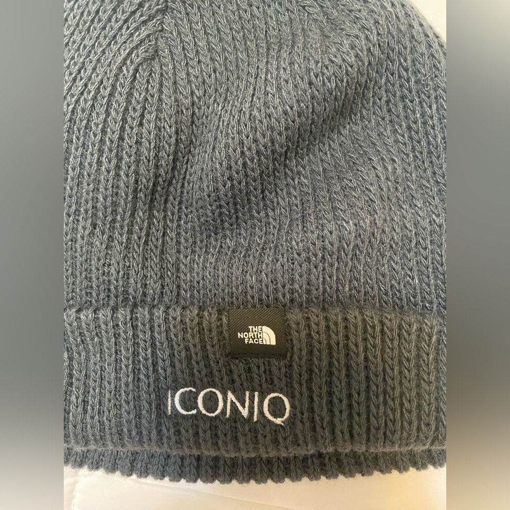 The North Face Dark Asphalt Gray Knit Beanie - Picture 2 of 5